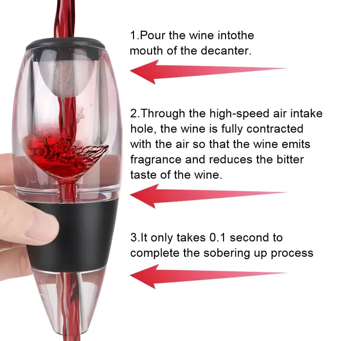 Distributeur de vin rouge et de whisky avec filtre et base