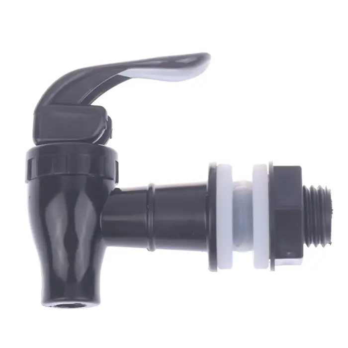 Vanne à vin 12/15/17mm, distributeur d'eau, interrupteur, bouteille de vin en verre, robinet en plas