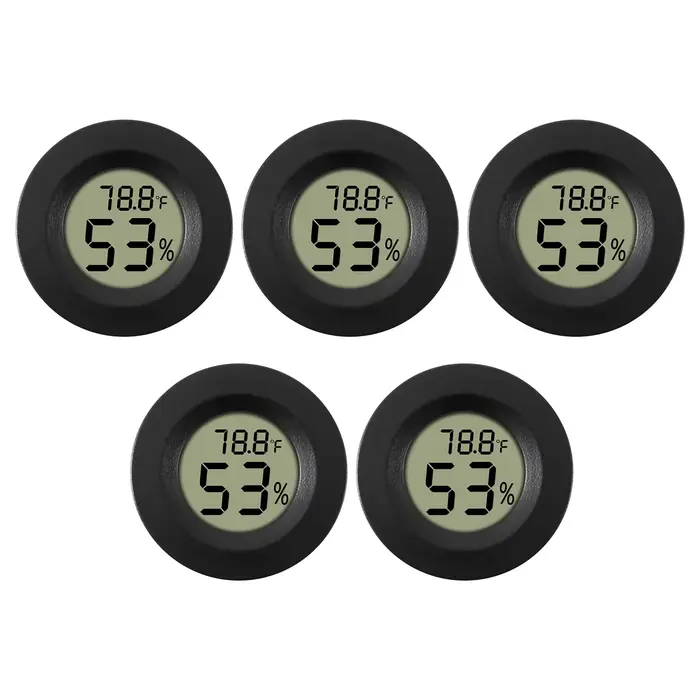 Therye.com-Hygromètre numérique LCD, moniteur d'humidité, jauge pour humidificateurs, déshumidificat