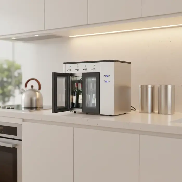 Réfrigérateur à compresseur électrique automatique de haute qualité pour bar à vin
