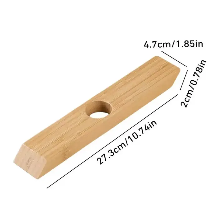 1PC Porte-bouteilles à vin en bambou, support minimaliste pour vin rouge, présentoir créatif pour ca