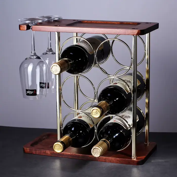 Casier à vin en bois de Style européen