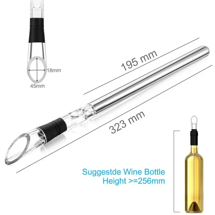 Bâton de refroidissement du vin en acier inoxydable