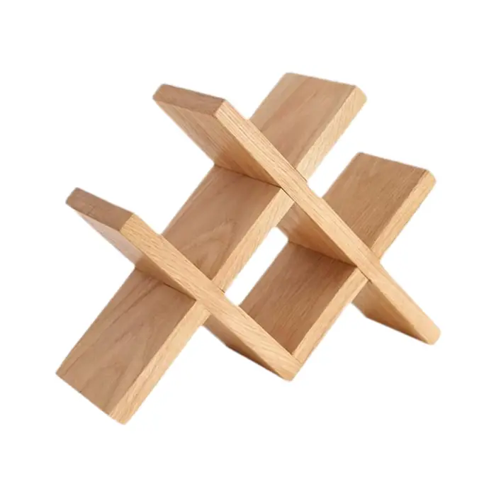 Casier à vin en bois Leeseph, supports porte-bouteille de vin pour table, clapier et vitrines – Aucu