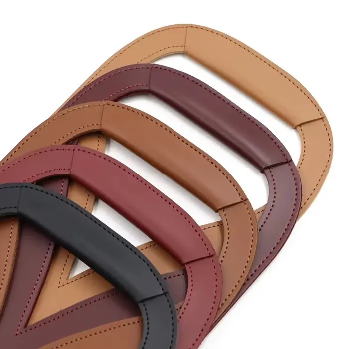 Porte-vin en cuir imperméable avec poignée robuste