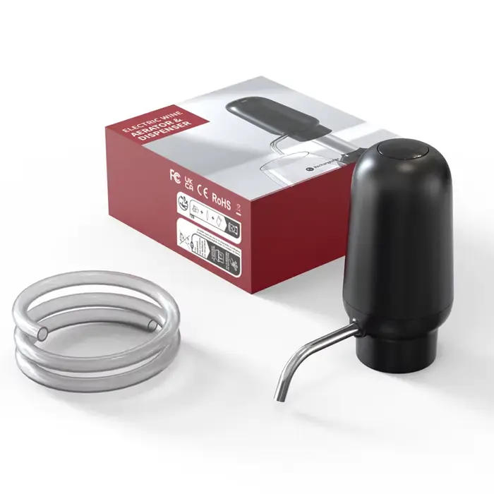 Aérateur de vin électrique rechargeable, distributeur automatique à une touche, décanteur de vin int