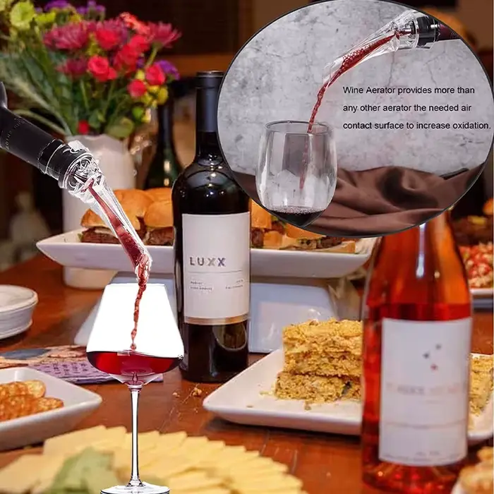 LMETJMA – bec verseur d'aérateur de vin 2 en 1