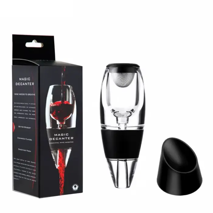 Carafe à vin rouge Ortable, aérateur magique Bernoulli Air, vin blanc, whisky, rapide, équipement, a