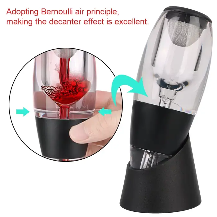 Distributeur de vin rouge et de whisky avec filtre et base