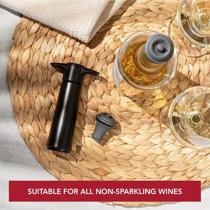 4 bouchons sous vide pompe de conservation du vin scelleur