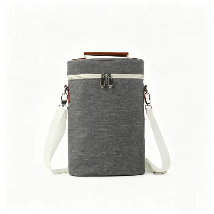 Sac isotherme pour 2/3 bouteilles de vin, idéal pour les voyages, cadeau parfait pour les amateurs d