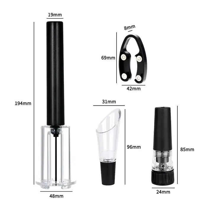 Ouvre-bouteille à vin en acier inoxydable