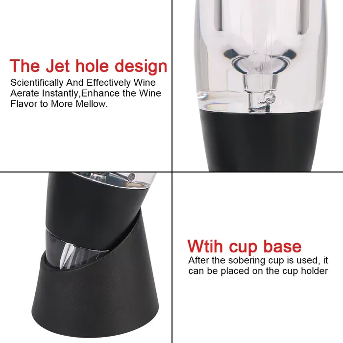 Distributeur de vin rouge et de whisky avec filtre et base