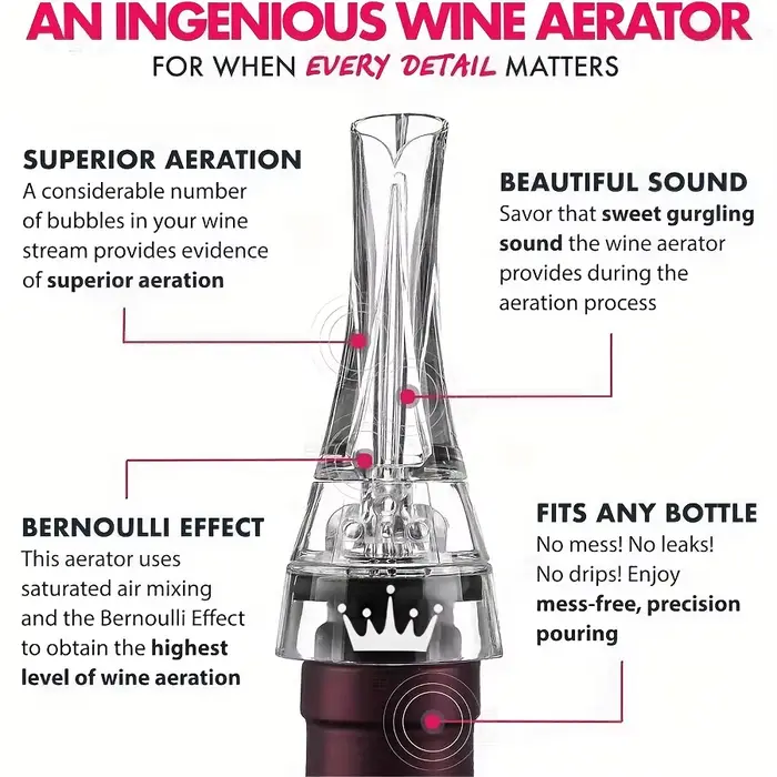 Verseur d'aérateur de vin